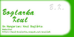 boglarka keul business card